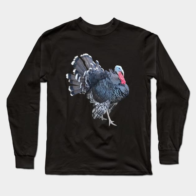 Retro Vintage Turkey Jive Gurkey Thanksgiving Long Sleeve T-Shirt by BurunduXX-Factory